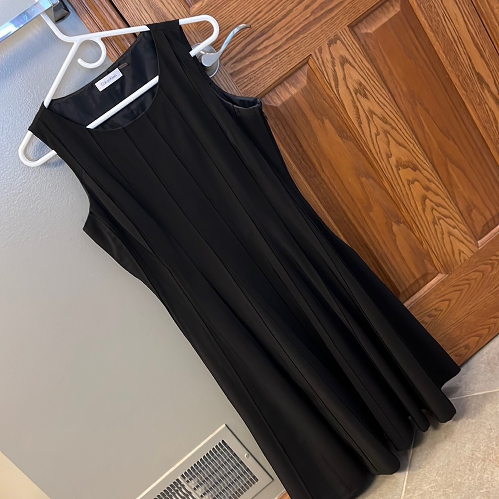 Calvin Klein black dress fit and flare